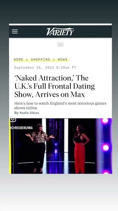 chrissie wunna naked attraction|I was on Naked Attraction – the hottest moment in the pods